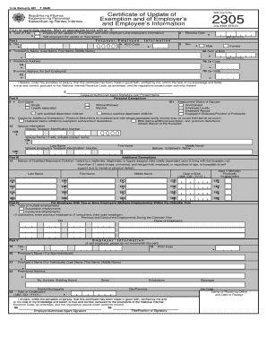 2305 bir form purpose|BIR Forms 1905 and 2305 – JustPayroll.